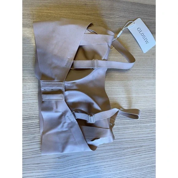 Glosiw Nursing Bra Size Medium Wireless Nylon Spandex - Picture 5 of 8